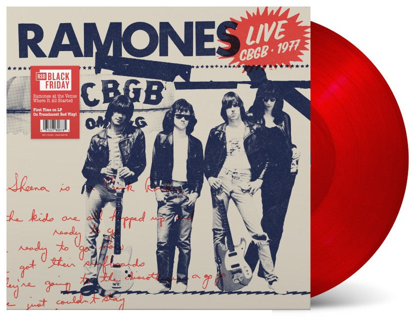 Ramones - Live CBGB 1977 (Translucent Red Vinyl)