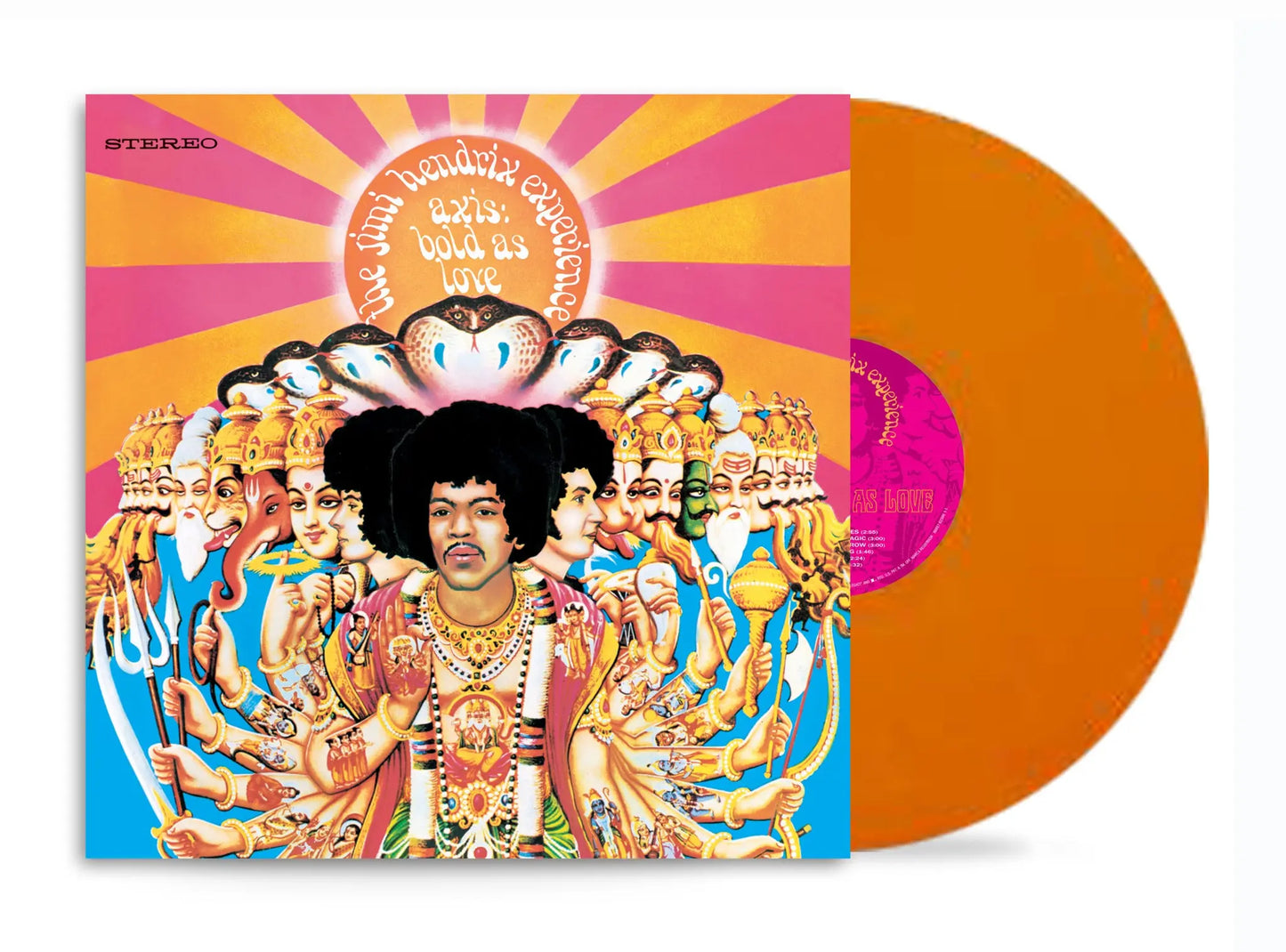 The Jimi Hendrix Experience - Axis: As Bold As Love (Electric Orange Vinyl)