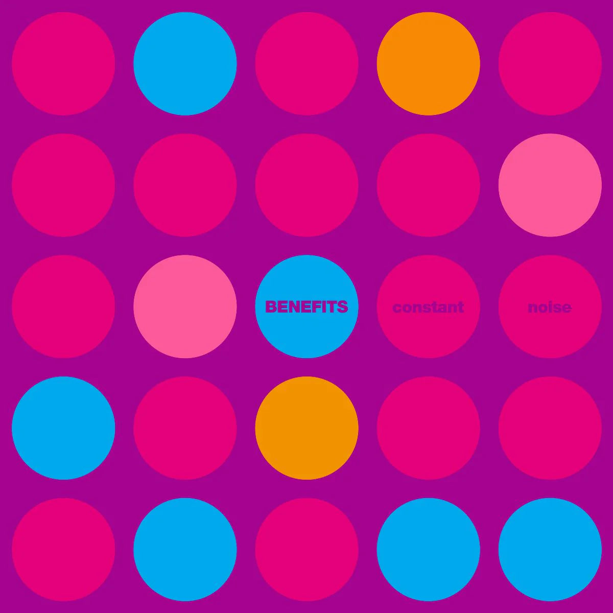 BENEFITS - Constant Noise (Ltd. Neon Pink Vinyl)