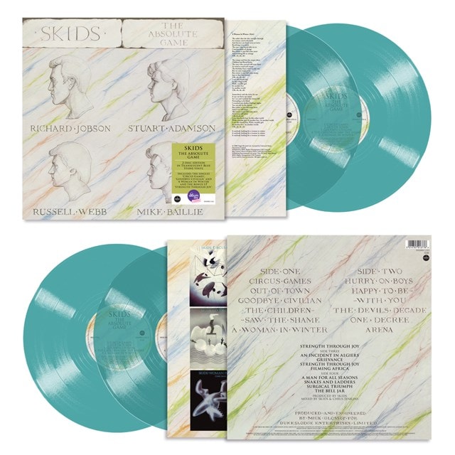 Skids - The Absolute Game (2LP Translucent Blue Stone Vinyl) National Album Day 2026