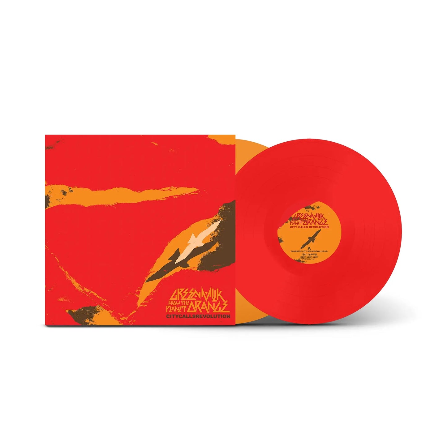 Green Milk From The Planet orange - City Calls Revolution (2LP, Red & Orange Vinyl)