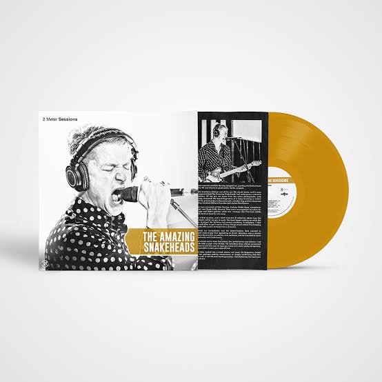 The Amazing Snakeheads - 2 Meter Sessions (Gold Vinyl) (Incl Sleeve Notes, Signed Postcard, Rare Photos)