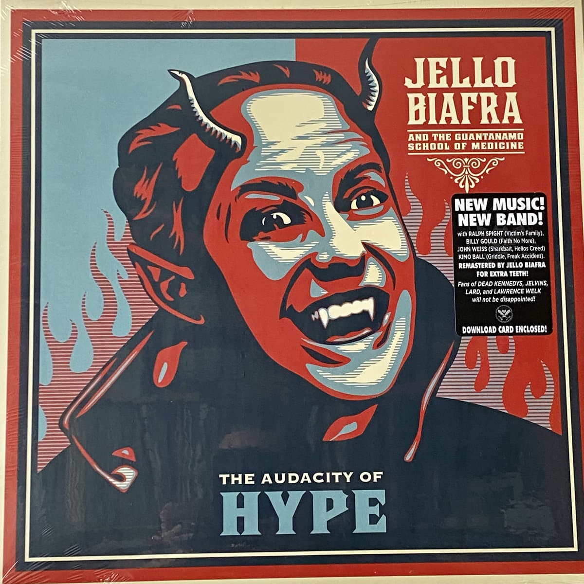 Jello Biafra & The Guantanamo School of Medicine - The Audacity of Hype (Blue Vinyl)