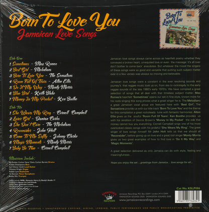 Born To Love You - Jamaican Love Songs