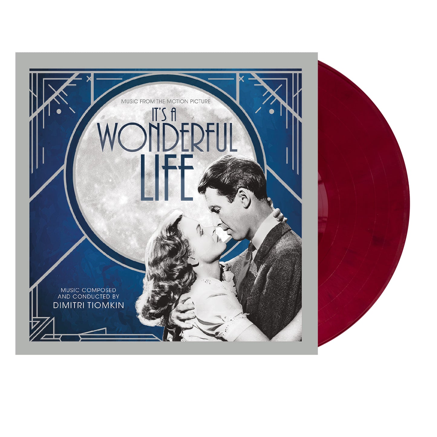 Dimitri Tiomkin - Music From The Motion Picture "It's A Wonderful Life" (Burgundy "Zuzu's Petals" Pressing", Ltd 1500 Copies)