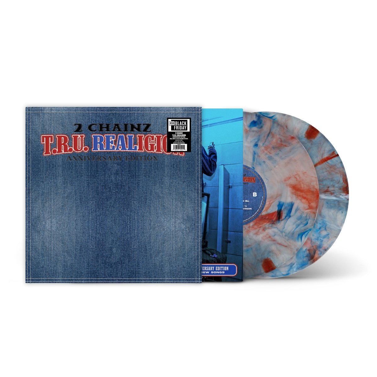 2 Chainz - T.R.U. Realigion (Anniversary Edition - Red, White & Blue Marbled Vinyl)