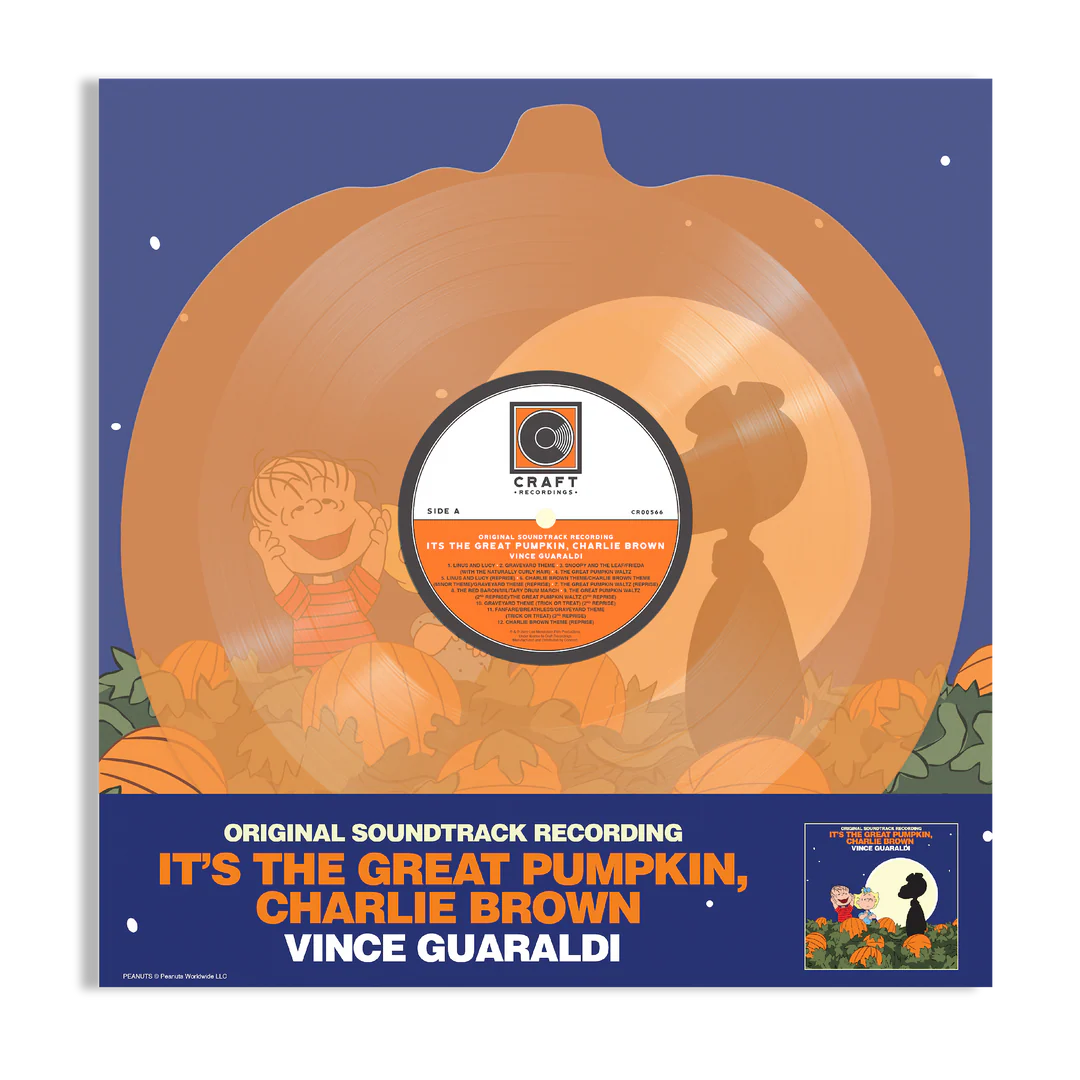 Vince Guaraldi - It's The Great Pumpkin, Charlie Brown (Ltd Edition Translucent Orange Pumpkin-Shaped Disc)