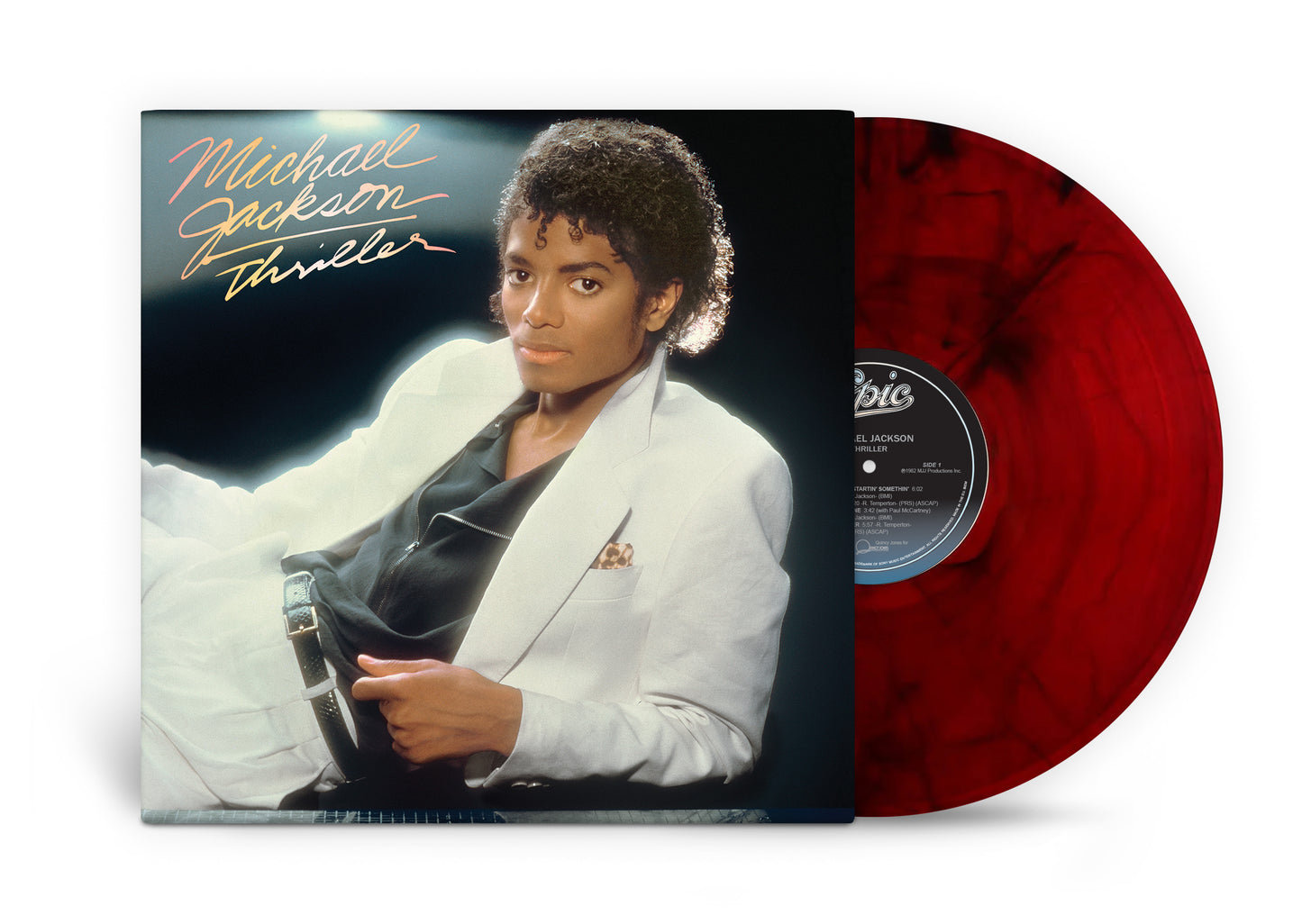 Michael Jackson - Thriller (Red & Black Marble Vinyl) ***PRE ORDER***