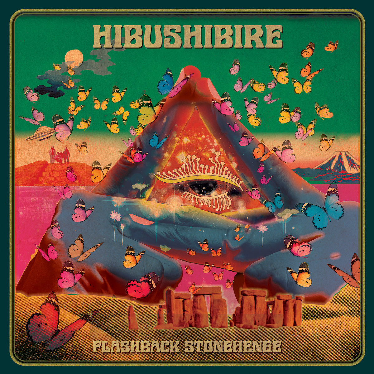 Hibushibire - Flashback Stonehenge (Limited First Press Crystal Clear Vinyl With Green Smoke Swirls, Ltd. 500 Copies)