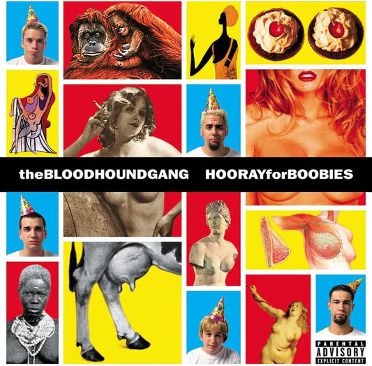 The BLOODHOUNDGANG - HOORAY for BOOBIES (limited blue/yellow splatter)